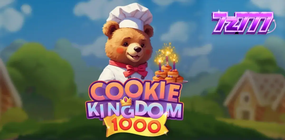 Cookie Kingdom 1000 স্লট গেমের রঙিন ইন্টারফেস এবং মিষ্টি থিমযুক্ত গ্রাফিক্স